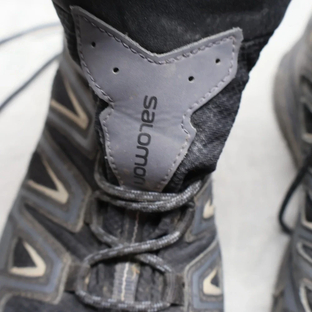 Salomon Mens 10 Hiking Boots Blue X Ultra 3 Mid GTX Gore-Tex‎ Waterproof Lace Up